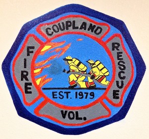 Coupland Fire Dept Logo