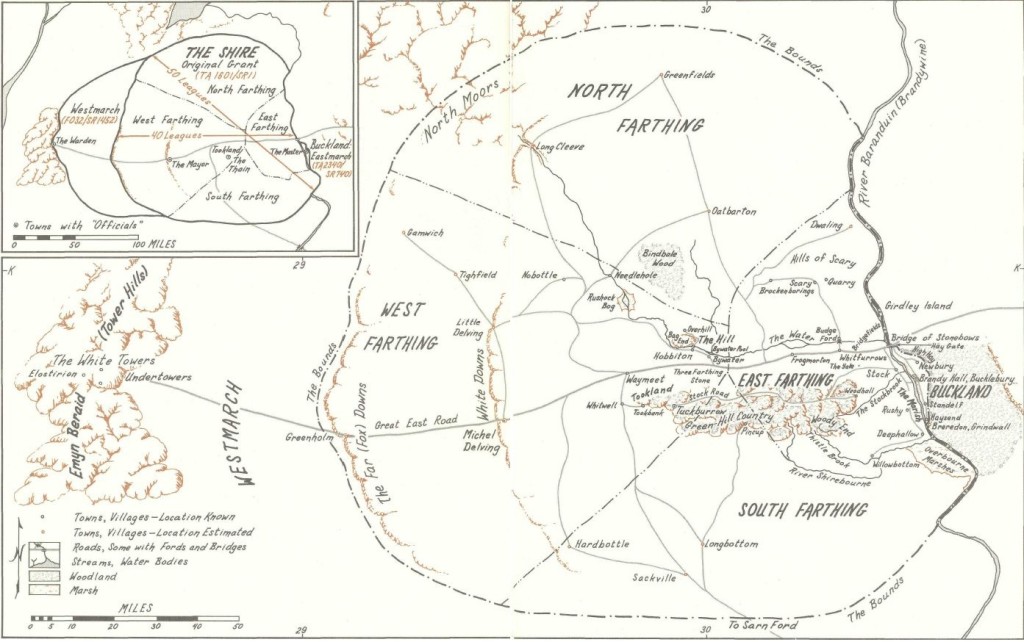 Map of The Shire